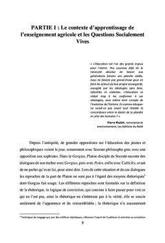 Etude d'un dispositif didactique :