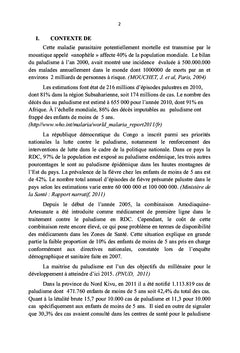 Déterminant De La Prise en Charge À Domicile Des Enfants De Moins De 5 Ans
