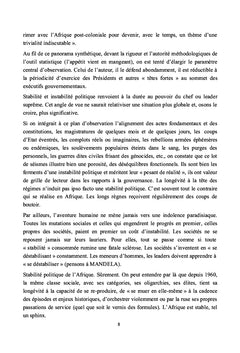 Leadership national en Afrique post coloniale