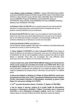 Nutrition des enfants, pratiques alimentaires des malnutris à Sikasso