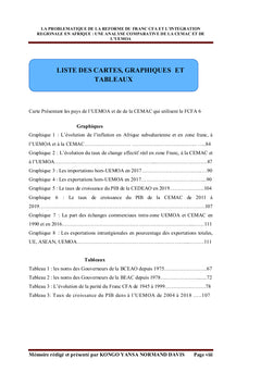 Problématique de la réforme du CFA et intégration régionale en Afrique