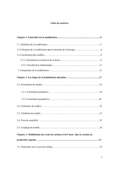 Modélisation des transferts
