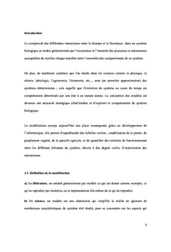 Modélisation des transferts