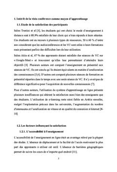 L'évaluation De L'enseignement Par Visioconférence