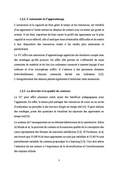 L'évaluation De L'enseignement Par Visioconférence