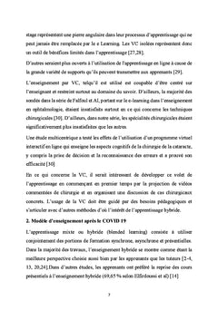 L'évaluation De L'enseignement Par Visioconférence