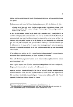 Discerner la volonte de Dieu dans la vie quotidienne