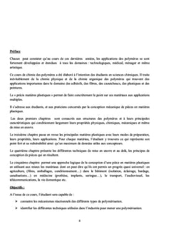 Cours de chimie des polymères