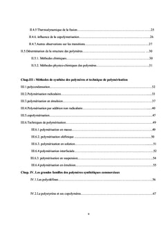 Cours de chimie des polymères