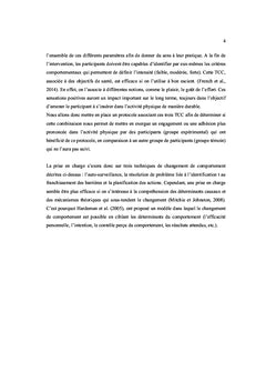Techniques de Changement Comportemental & Adhésion à l'AP