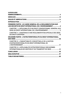 Extraterritorialité et gestion de déchets