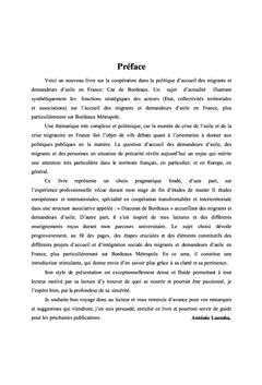 Coopération dans la politique d'accueil: migrants et demandeurs d'asile