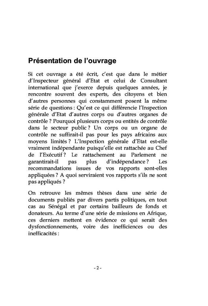 Inspections générales d'Etat d'Afrique