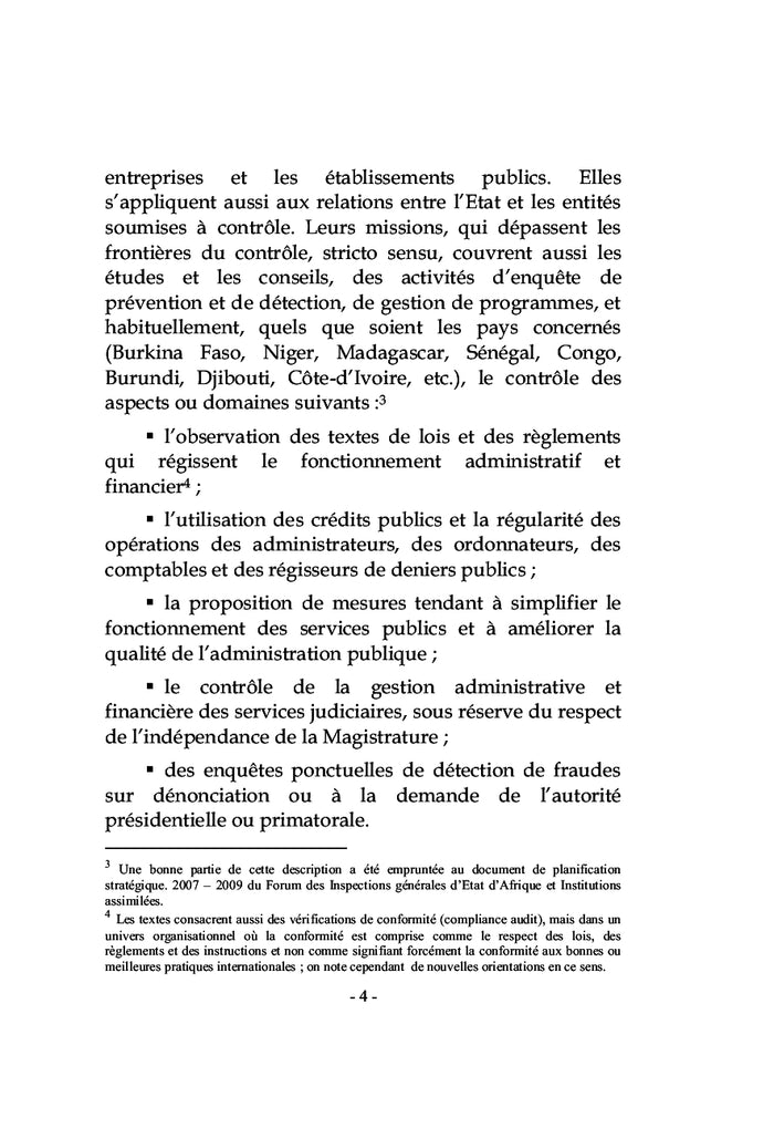 Inspections générales d'Etat d'Afrique