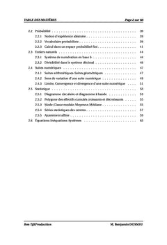 Mathématiques Terminale Littéraire