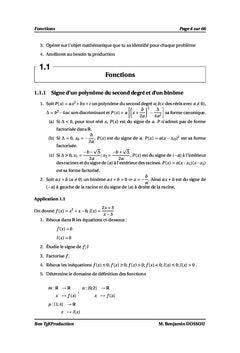 Mathématiques Terminale Littéraire