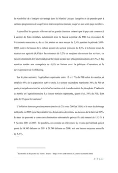 L'économie marocaine