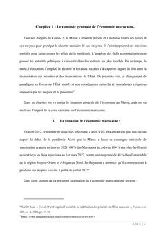 L'économie marocaine