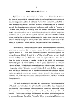Création de l'humanité et ses implications écologiques et théologiques