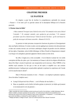L'après pasteur ou l'après ministre associé à la chaire
