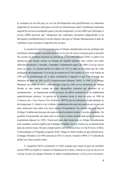 Sources de financement et développement en Afrique subsaharienne.