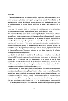 The contribution of Irish Potatoes cultivated within Cooperatives