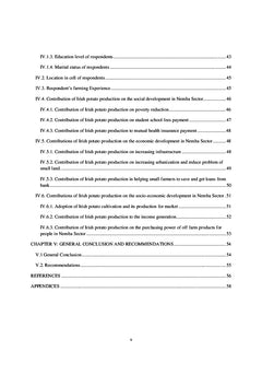 The contribution of Irish Potatoes cultivated within Cooperatives