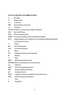 The contribution of Irish Potatoes cultivated within Cooperatives