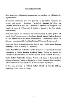Responsabilité civile en droit de sport congolais