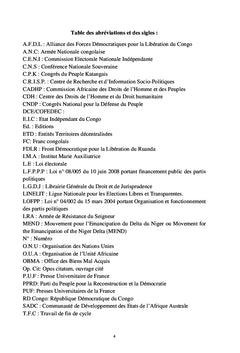 Régionalisme congolais ou droit à l'autodétermination