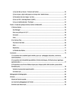 Perspectives et limites des Serious Games collaboratifs