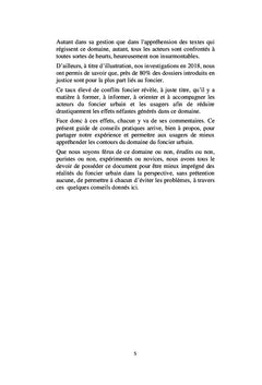 Foncier urbain, l'essentiel à savoir