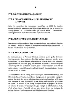 Impacts, avantages et gestion durable de risques