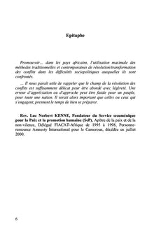 Genre et gestion des conflits en Afrique