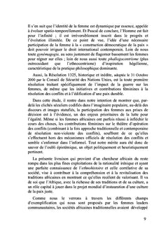 Genre et gestion des conflits en Afrique