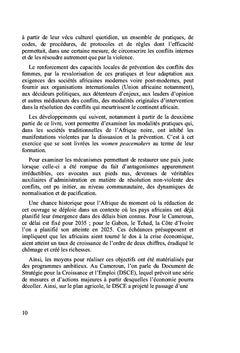 Genre et gestion des conflits en Afrique
