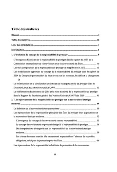 La responsabilité de protéger en droit international public