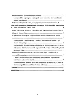 La responsabilité de protéger en droit international public