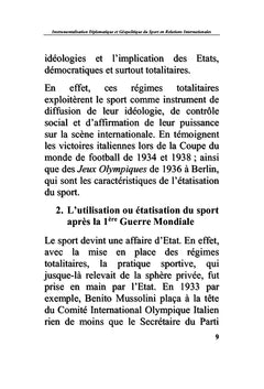Sport, Diplomatie et Géopolitique
