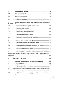 L'impact de la culture d'ananas sur le développement de Bonoua