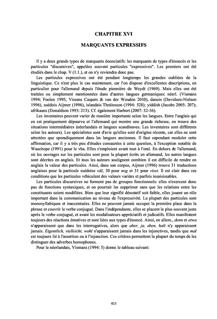 Linguistique comparée des langues germaniques