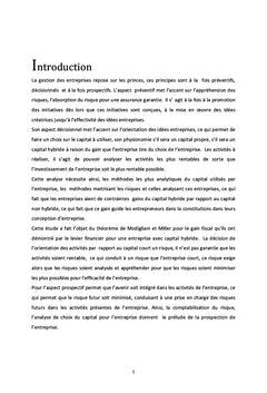 Diversification Economique et le risque