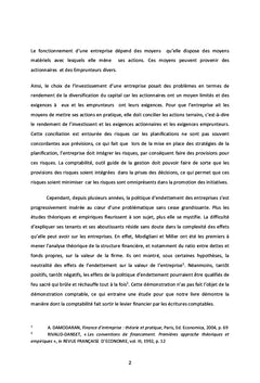 Diversification Economique et le risque