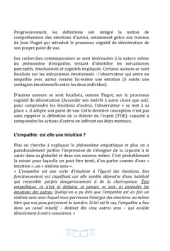 Modélisation de l'empathie