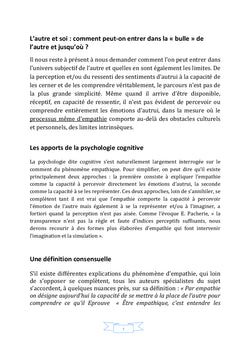 Modélisation de l'empathie