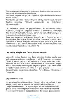 Modélisation de l'empathie