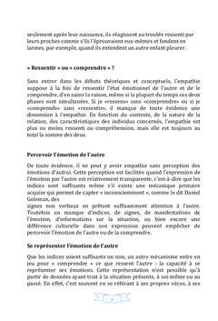 Modélisation de l'empathie