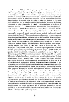 Méthodes géothermobarométriques appliquées pour contraindre PT