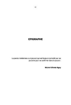 Médias et pouvoir politique en RDC