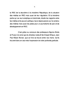 Médias et pouvoir politique en RDC